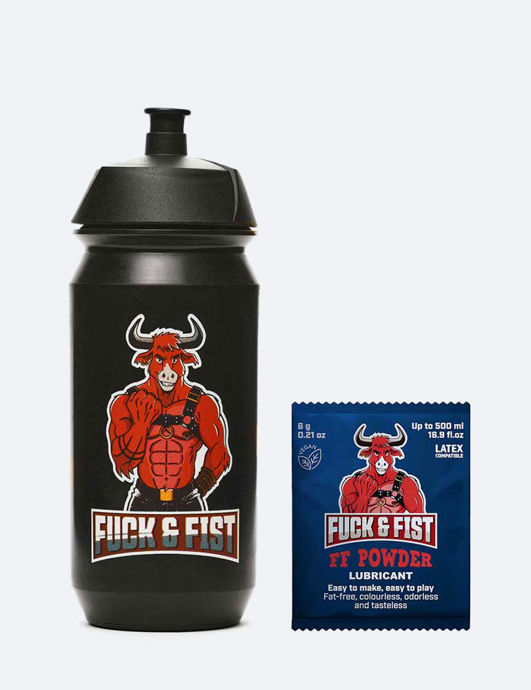Lubrificante polvere 6 g + flacone 500 ml Fuck & Fist